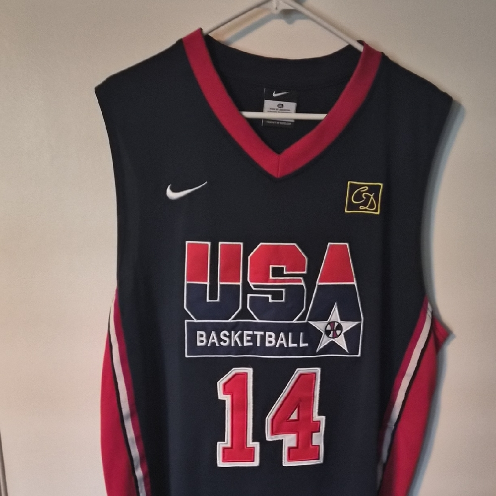 Nike USA Basketball Jersey - Black and Red